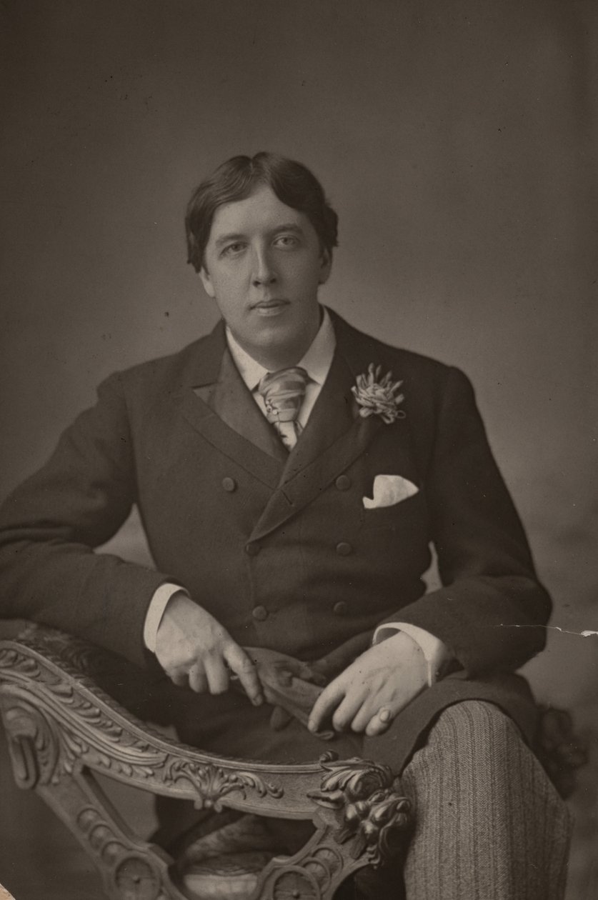 Porträtt av Oscar Wilde av W. and D. Downey