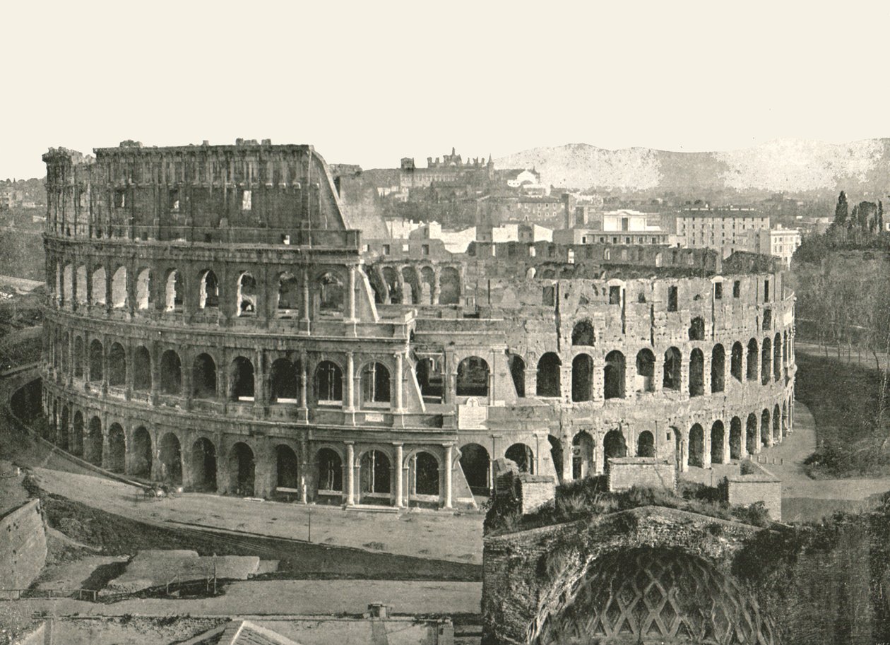Colosseum, Rom, Italien, 1895. av W and S Ltd