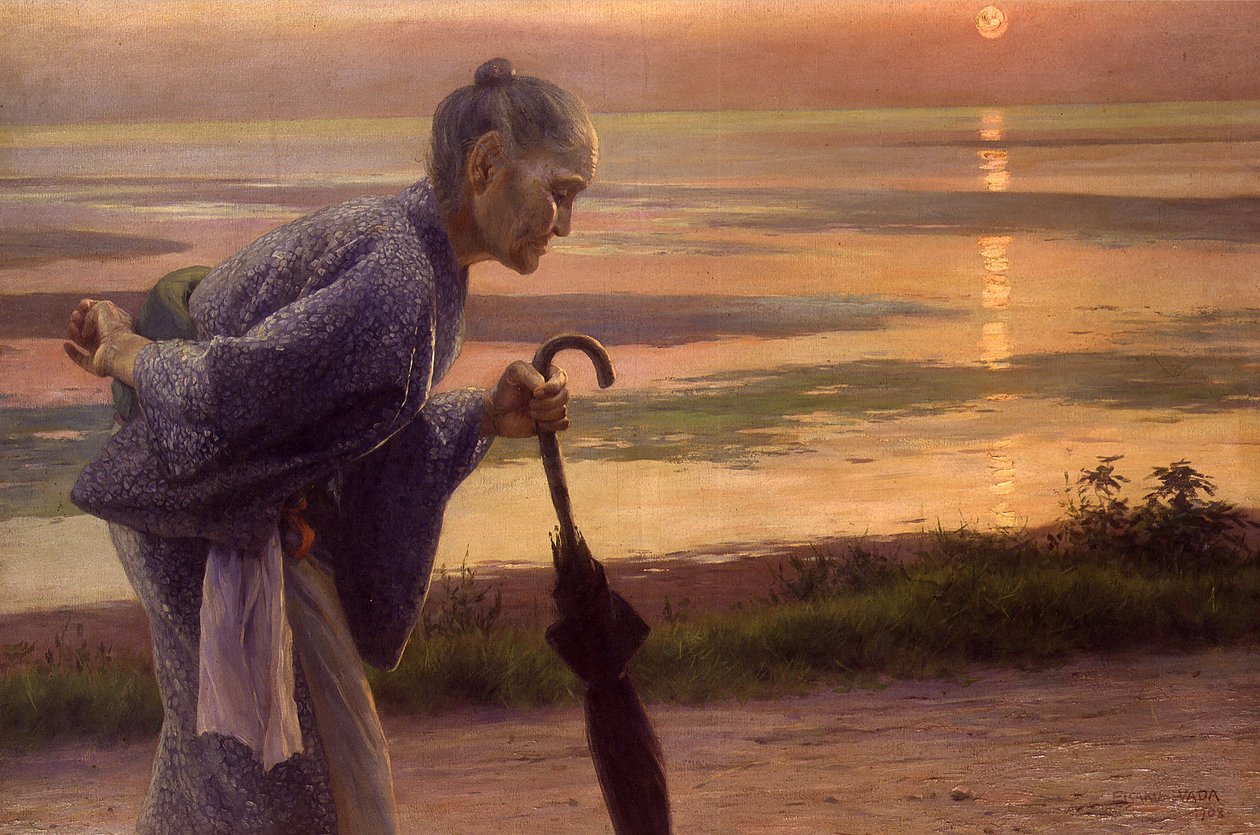 Old Woman, by Wada Eisaku av Wada Eisaku