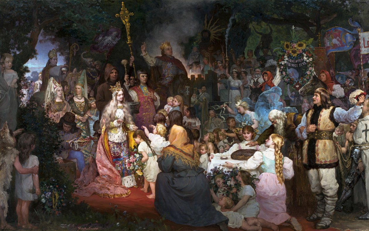 Litauens dop av Władysław Ciesielski