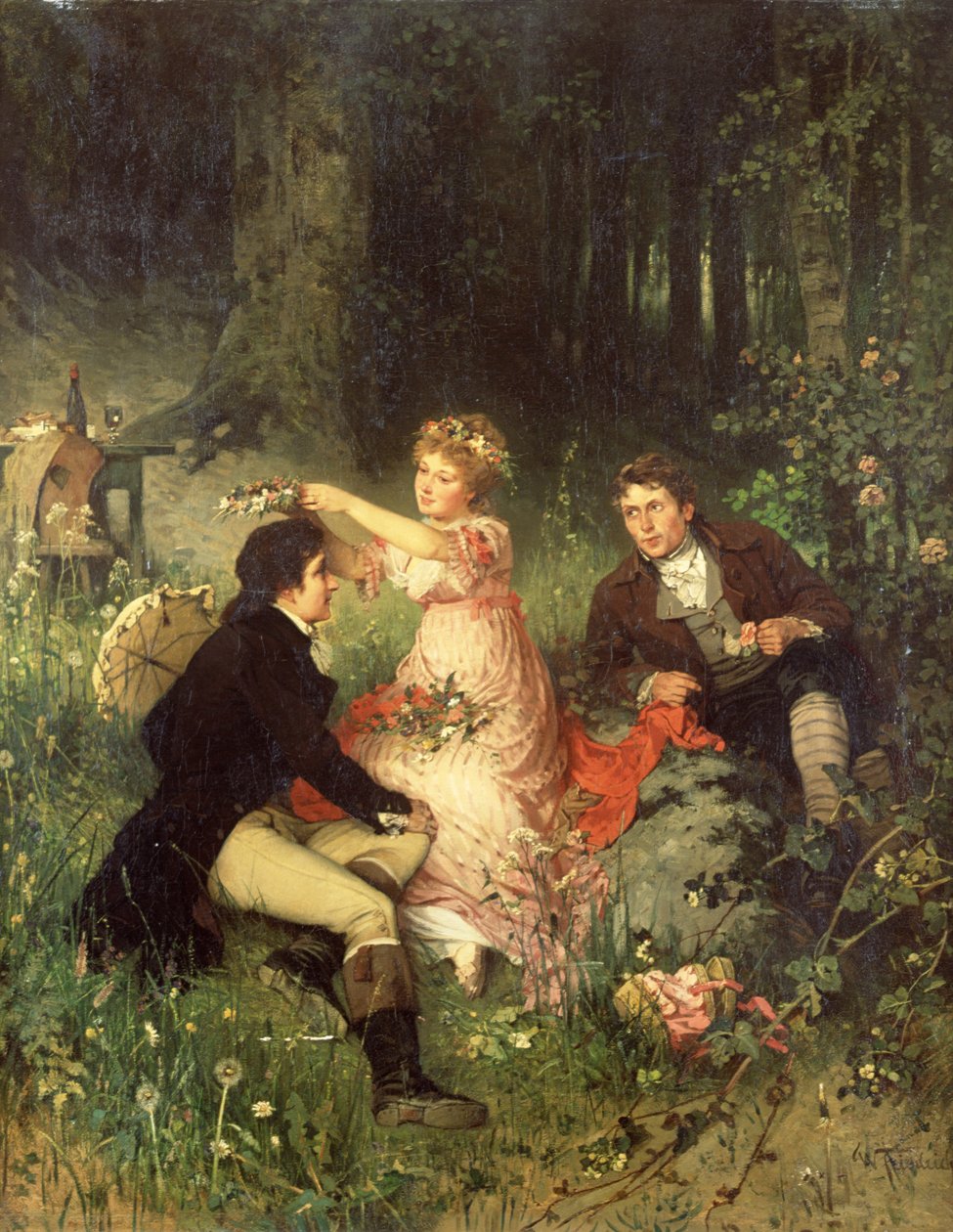 Blomstergirlanden av Waldemar Friedrich