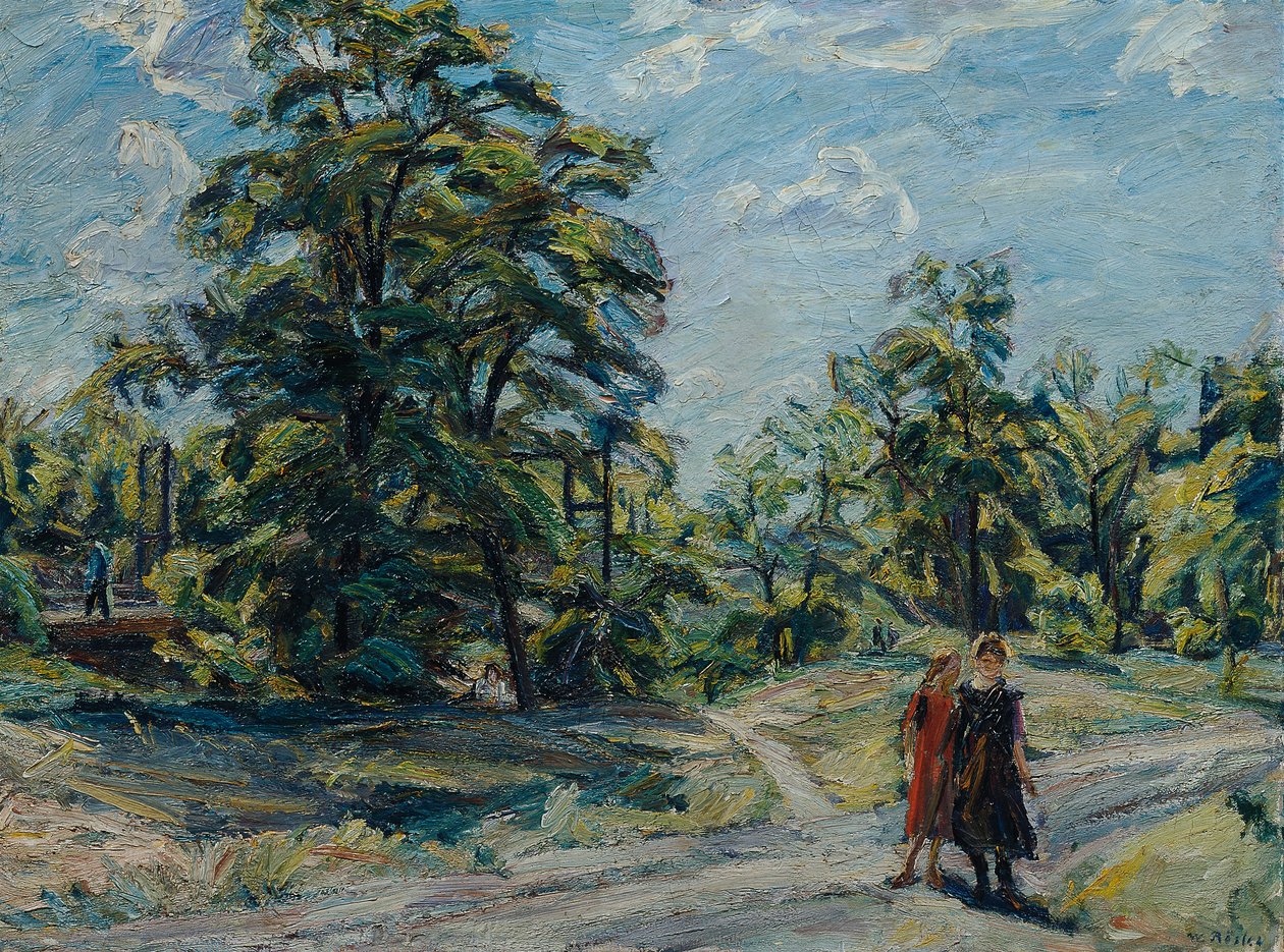 träd landskap av Waldemar Rosler
