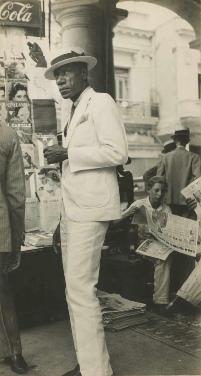 Havana Citizen / Medborgare i centrala Havanna av Walker Evans
