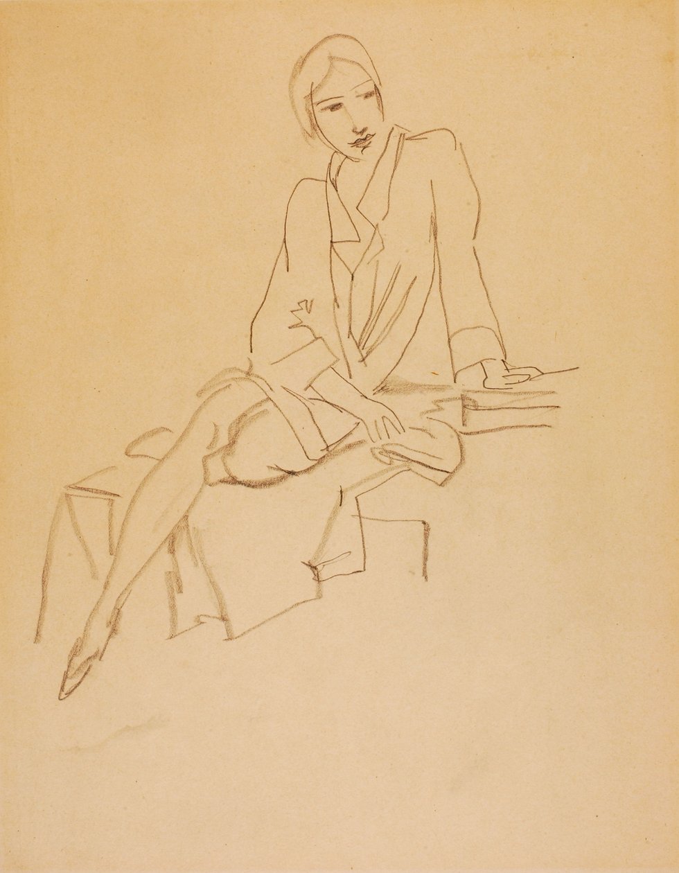 Robed modell av Walt Kuhn
