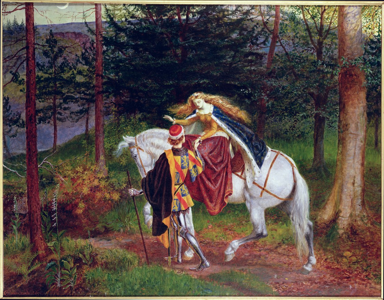 Den vackra damen utan nåd av Walter Crane