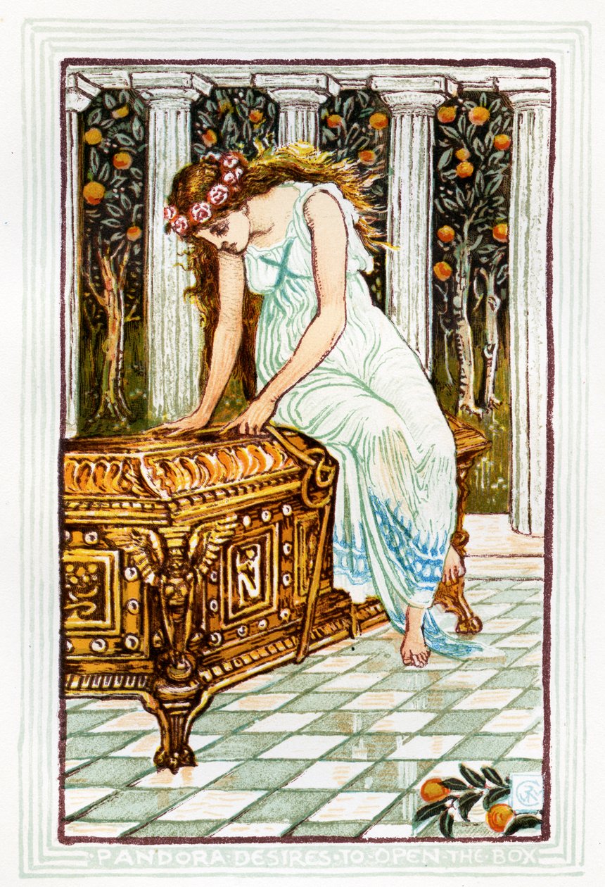 Pandoras Ask av Walter Crane
