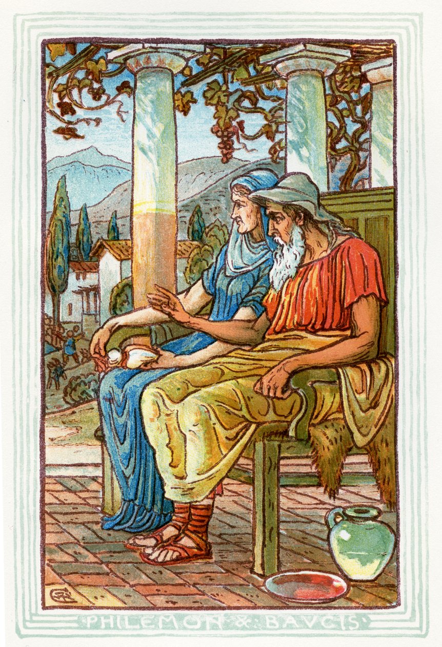 Filemon och Baucis av Walter Crane