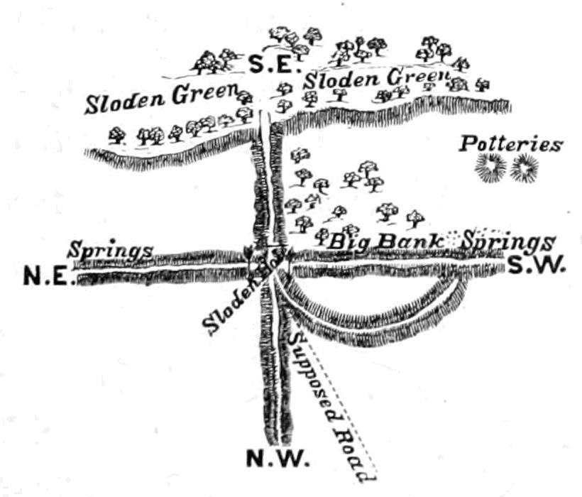 Plan of Sloden Hole av Walter Crane