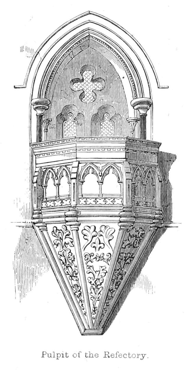 Pulpit of the Refectory av Walter Crane