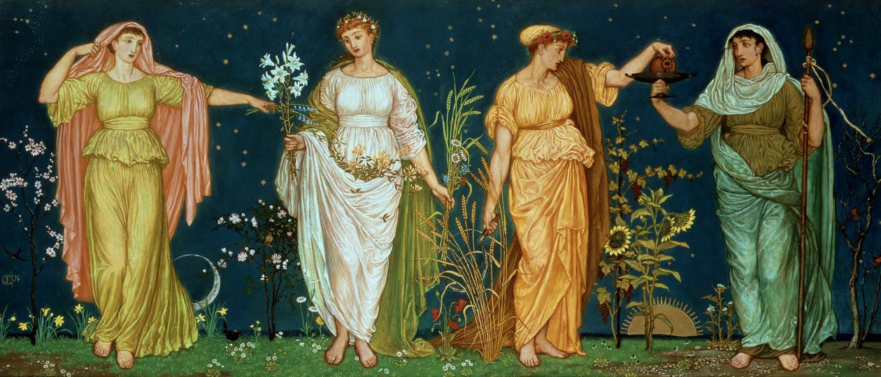 Årstiderna av Walter Crane