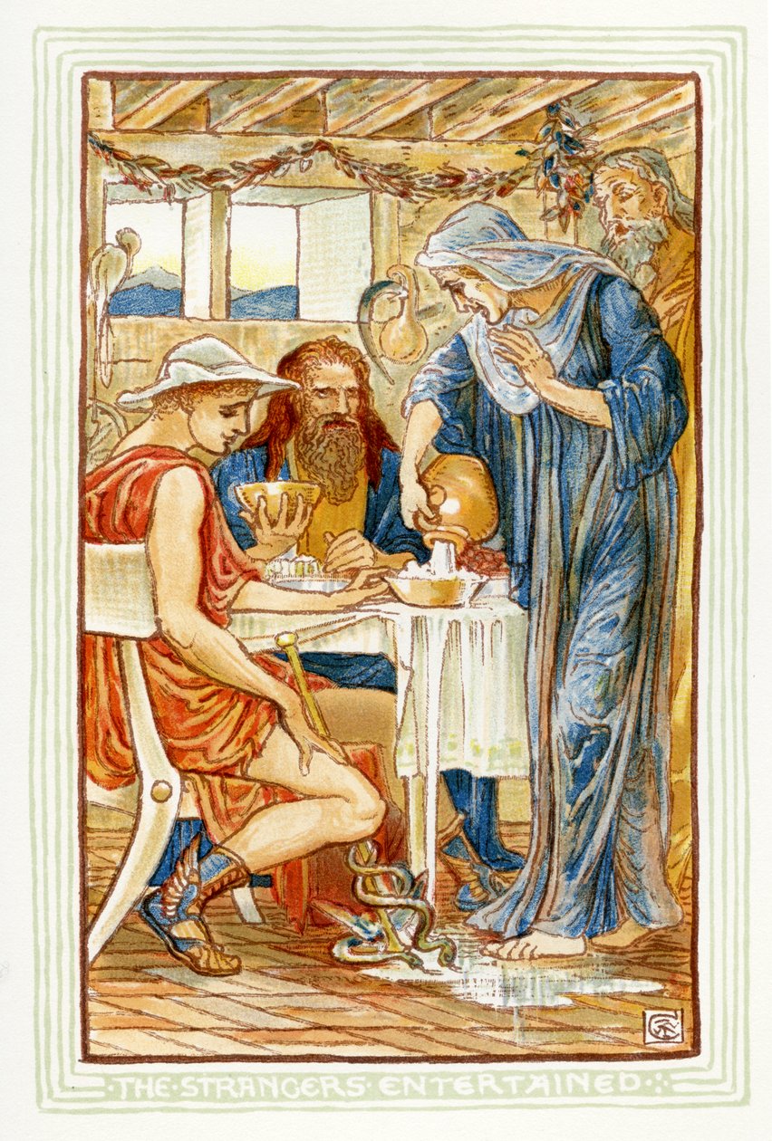 Främlingarna underhöll av Walter Crane