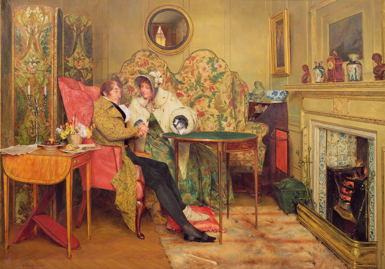 En uppmärksam besökare av Walter Dendy Sadler