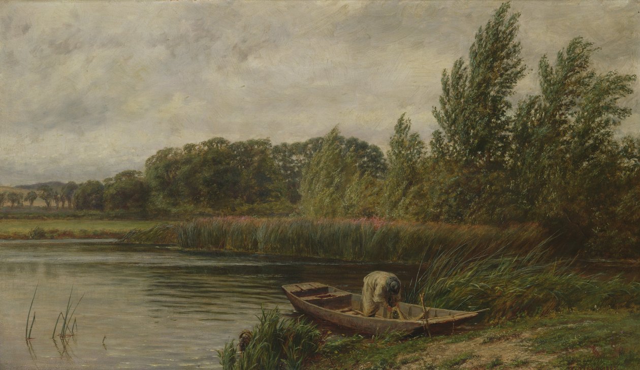 Blåsig dag på Themsen, 1865 av Walter Field