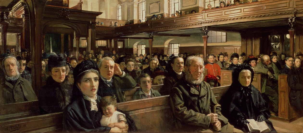 Predikan, 1888 av Walter Frederick Roofe Tyndale