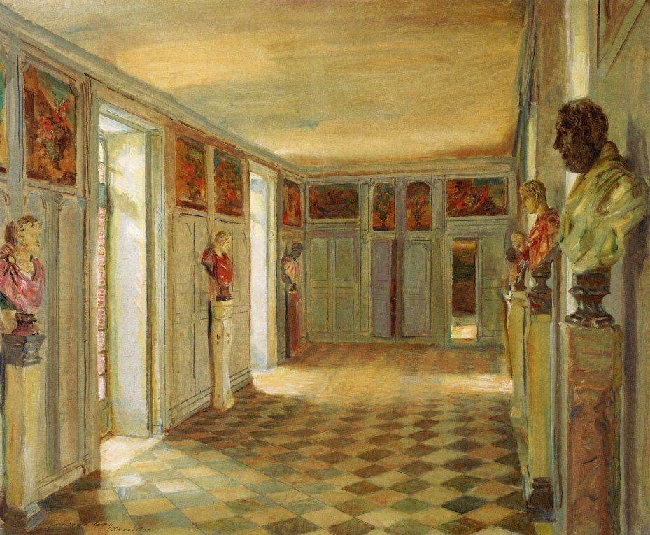  Galerie des Bustes, Chateau du Reveillonn av Walter Gay