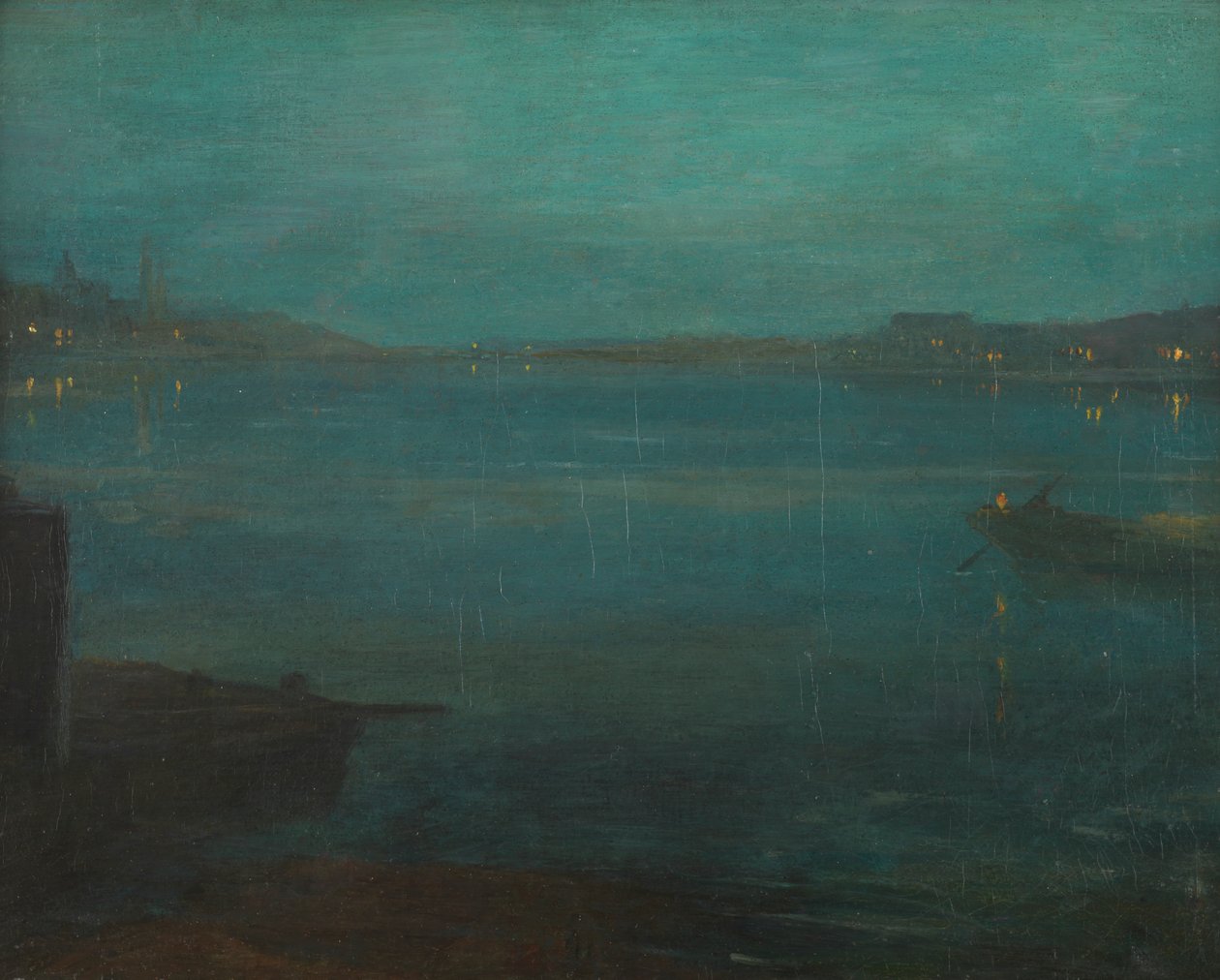 Nocturne från Greaves Boat Yard av Walter Greaves