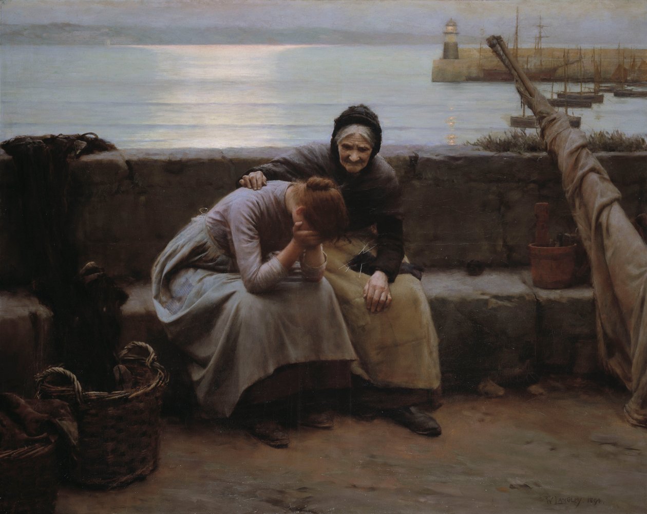 Aldrig blev morgonen till kvällen, men några hjärtan bröts av Walter Langley