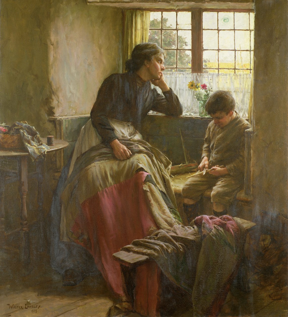 Tender Grace of a Day that is Dead av Walter Langley