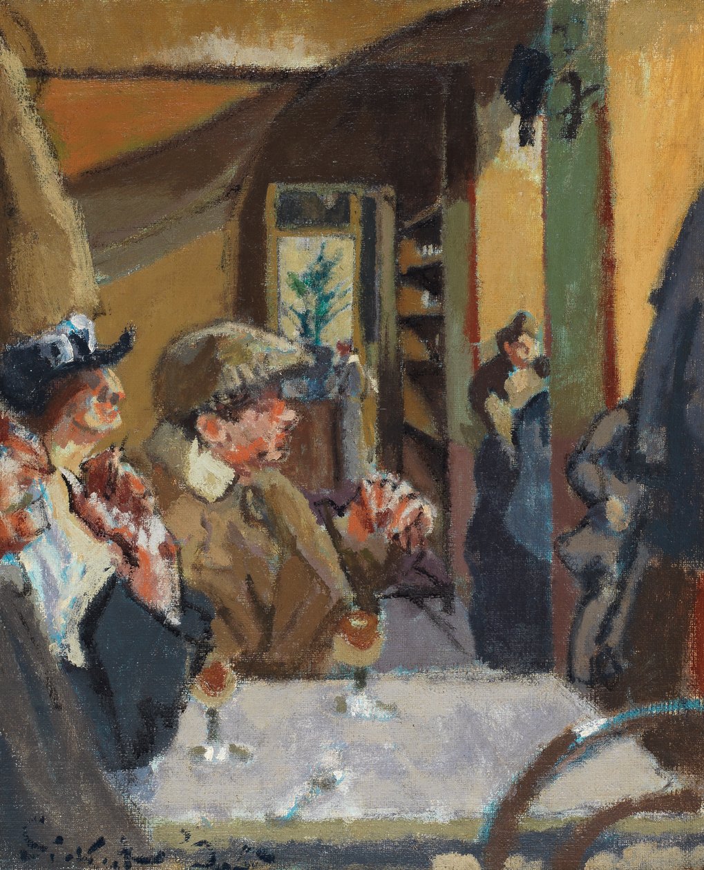 Chez Vernet, 1925 av Walter Richard Sickert