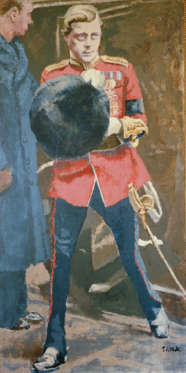 Edward VIII (1894-1972) som walesisk garde av Walter Richard Sickert