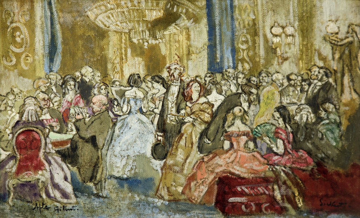 Glencora, efter John Gilbert av Walter Richard Sickert