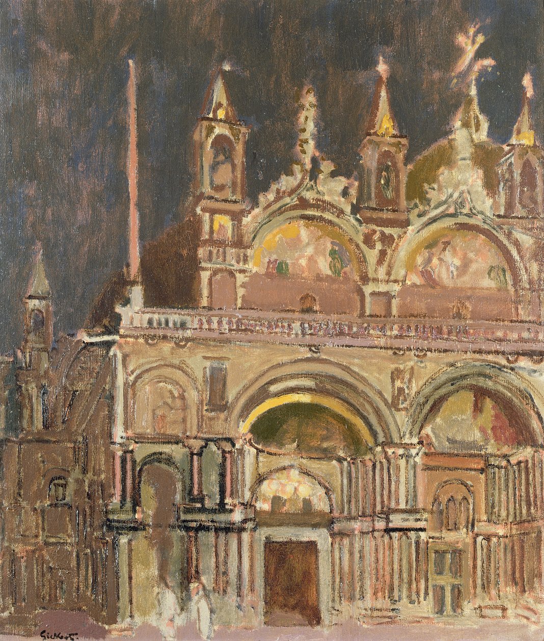 San Marco, Venedig av Walter Richard Sickert