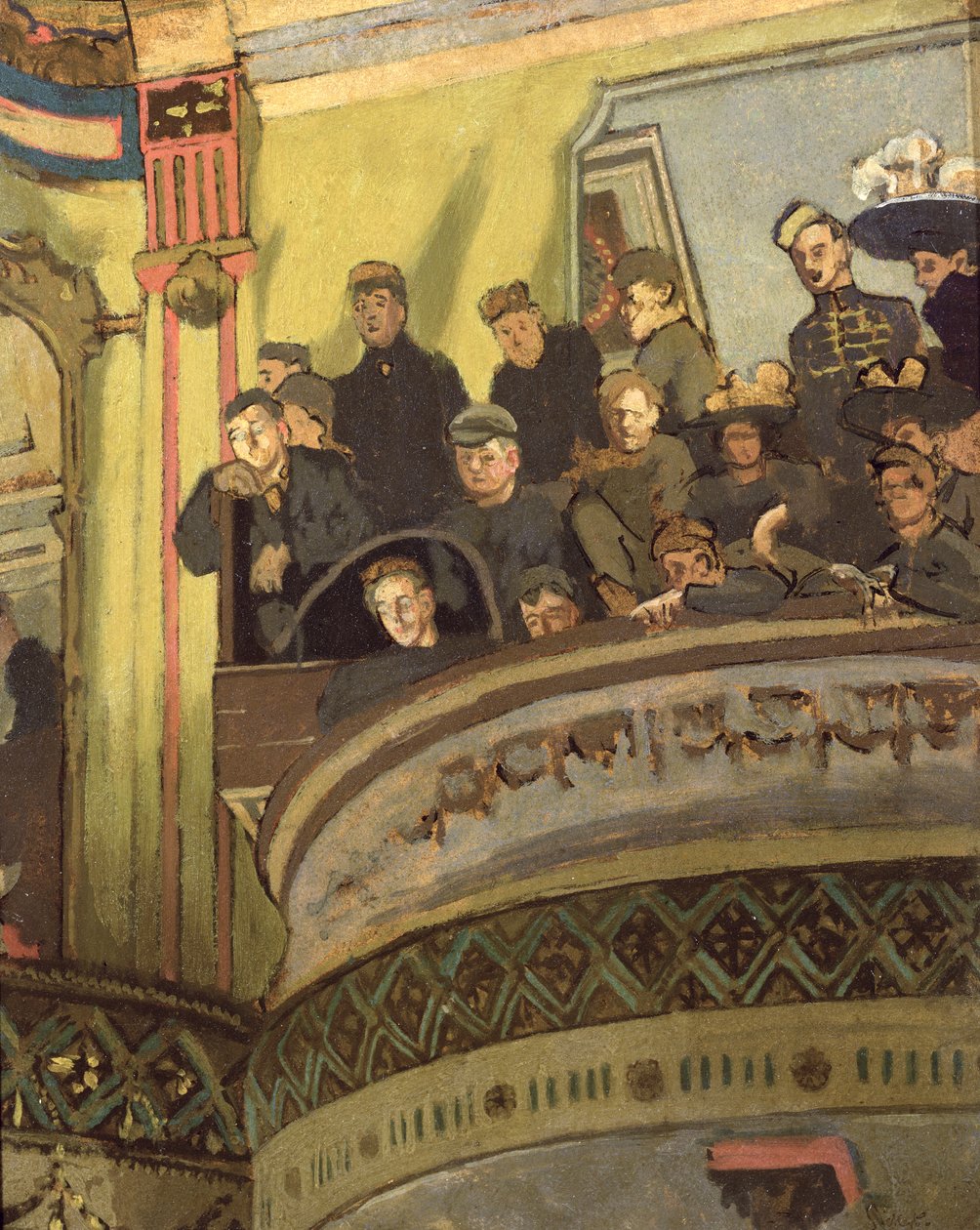 The Little Old Bedford, ca 1890 (olja på papper fastställt på panel) av Walter Richard Sickert