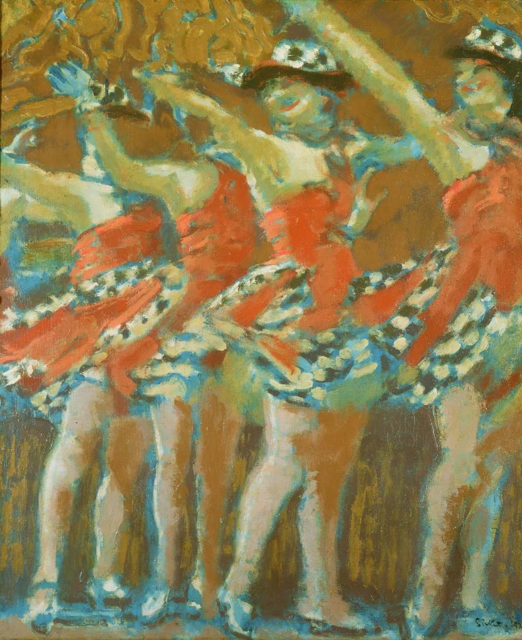 Plaza Tiller Girls, 1920-talet av Walter Richard Sickert
