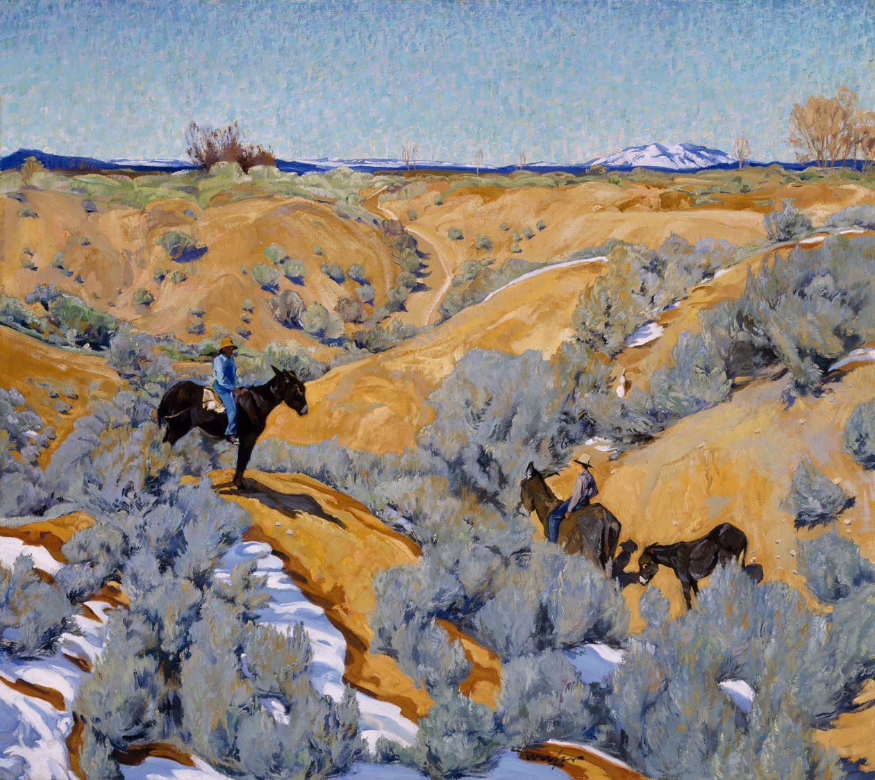 I en Arroyo, ca 1914-24 av Walter Ufer