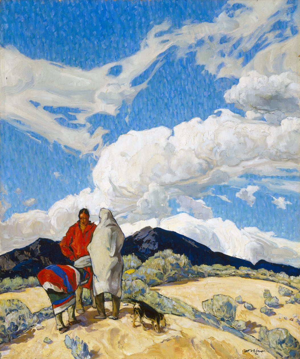 The Rendezvous, c.1914-22 av Walter Ufer