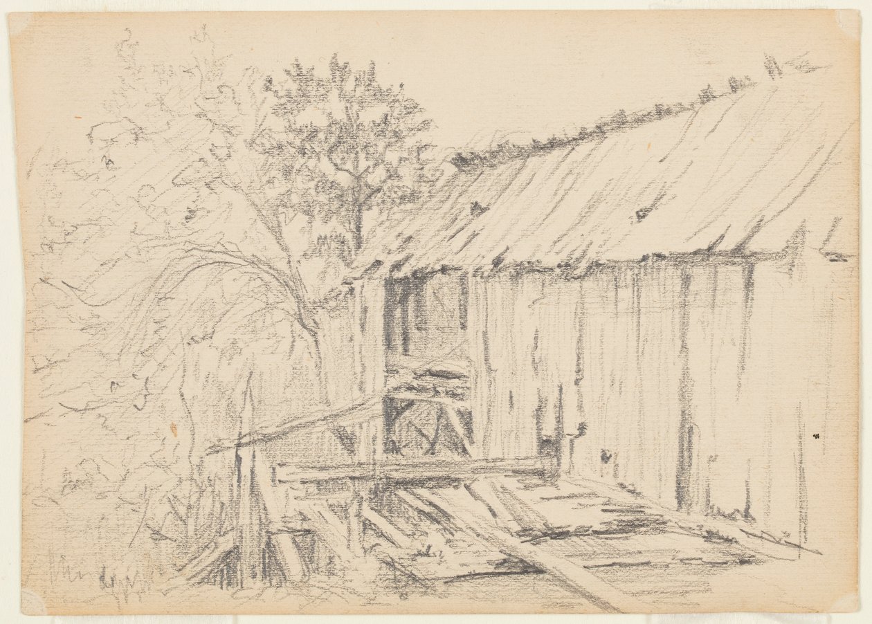 Ruin av en kvarn av Walter Clark