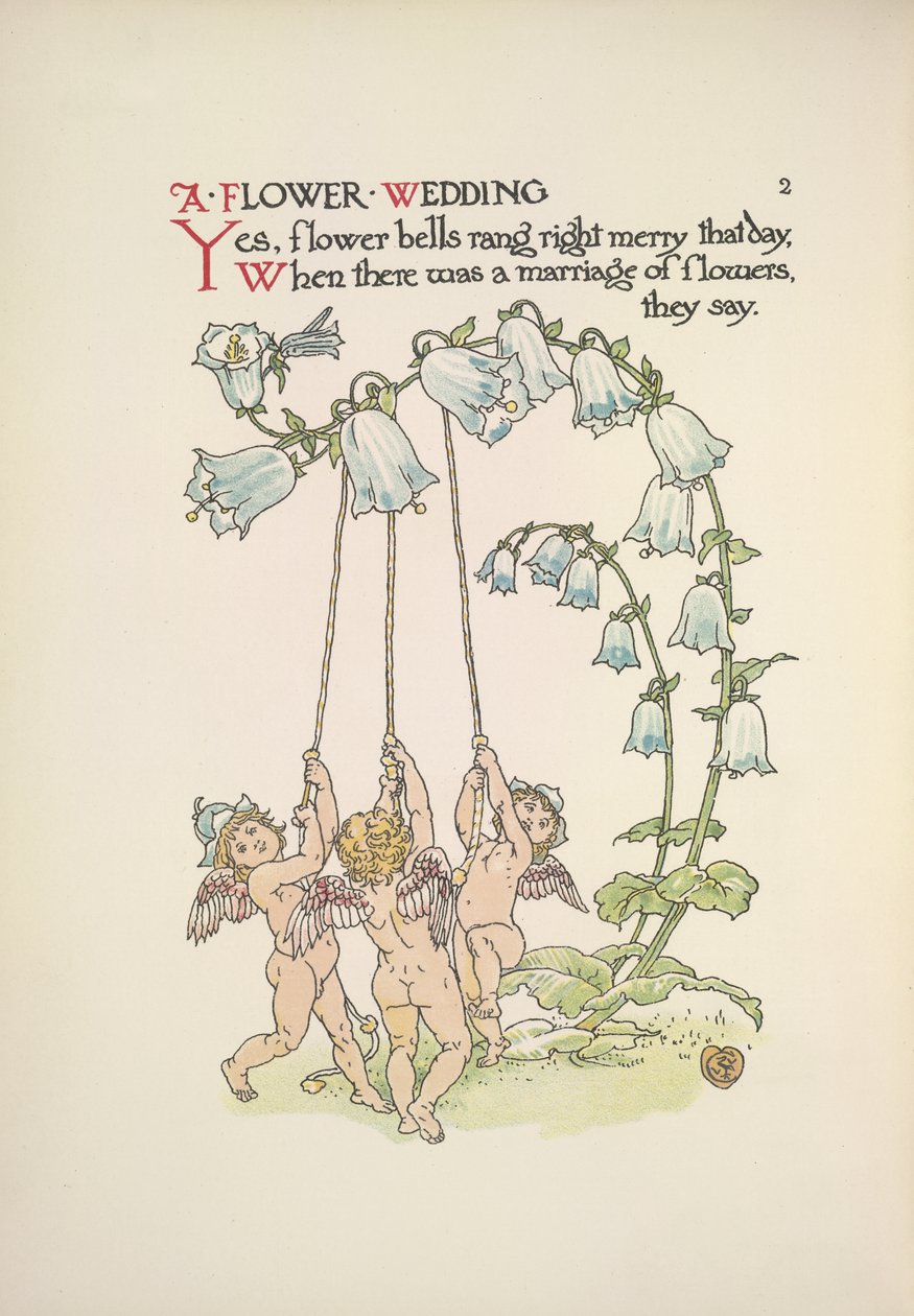 Ett blomsterbröllop av Walter Crane