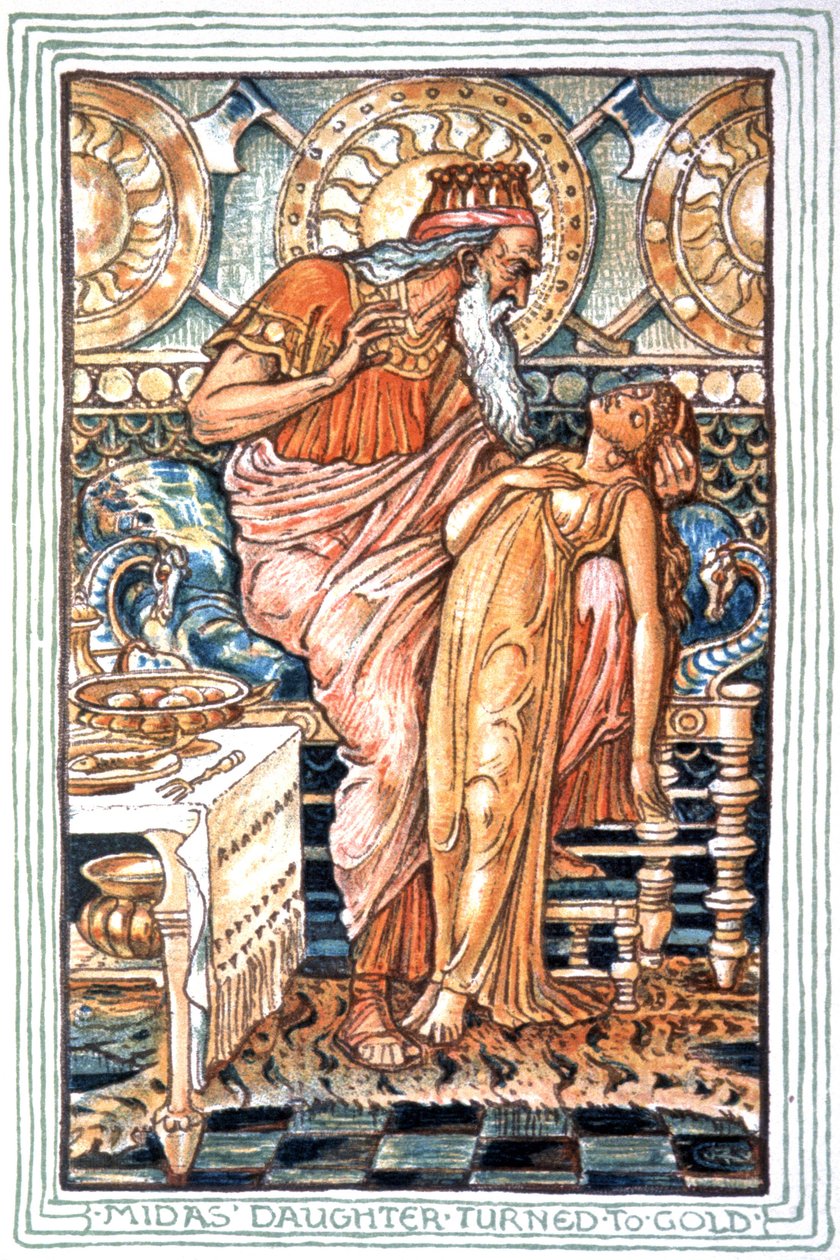 Kung Midas av Walter Crane