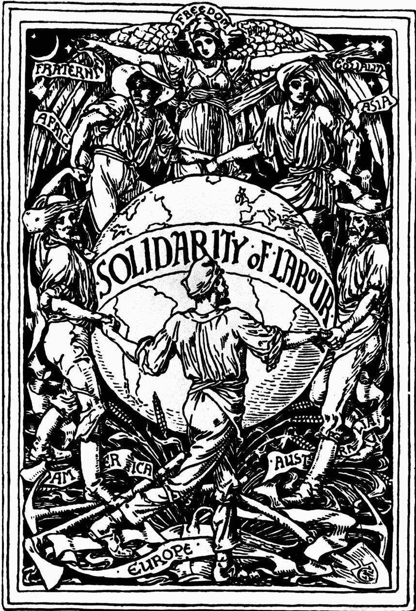 Labours första maj av Walter Crane