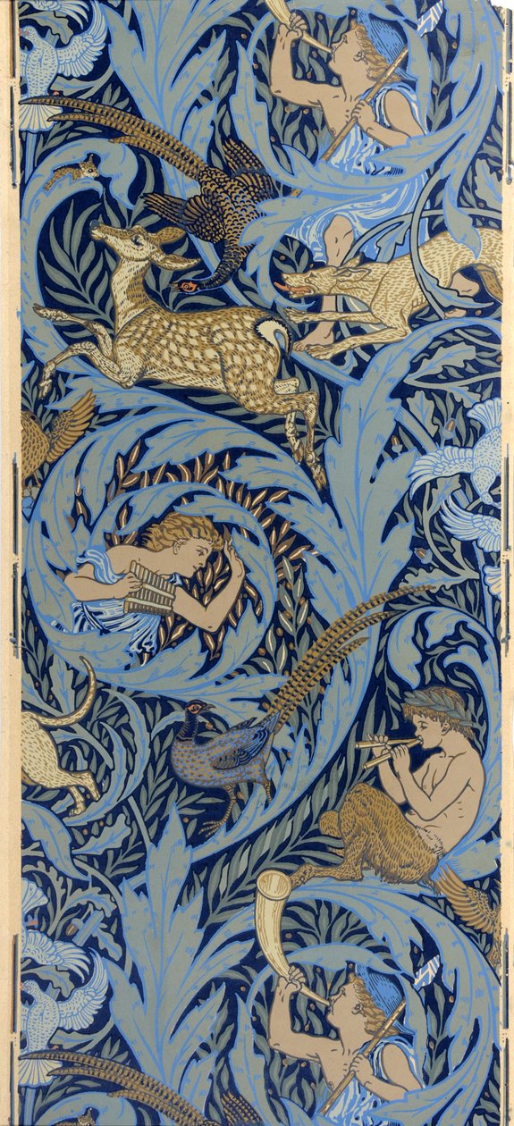 sidovägg. Wood Notes, 1886 av Walter Crane