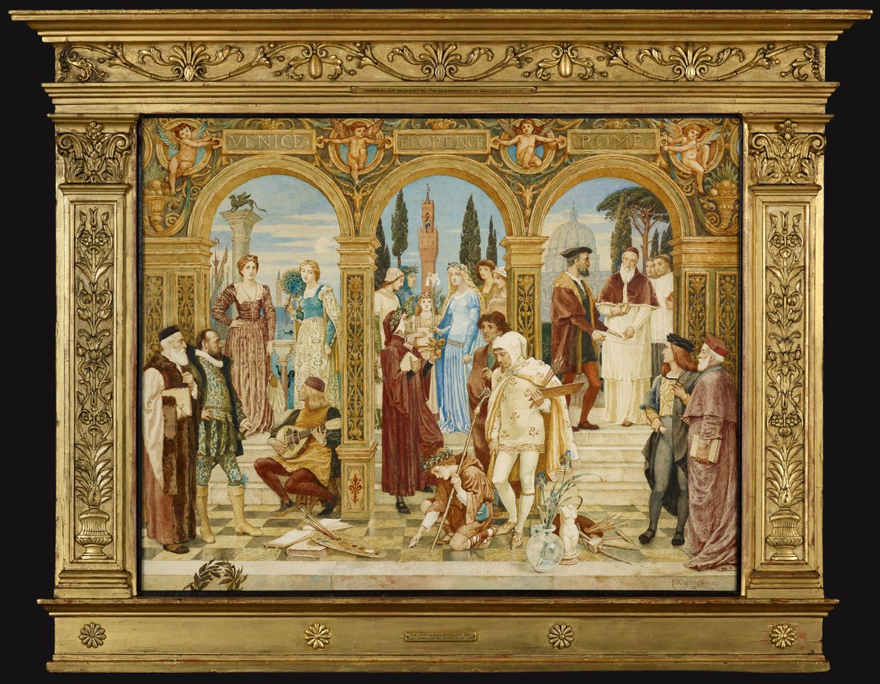 Den italienska konstens apoteos av Walter Crane
