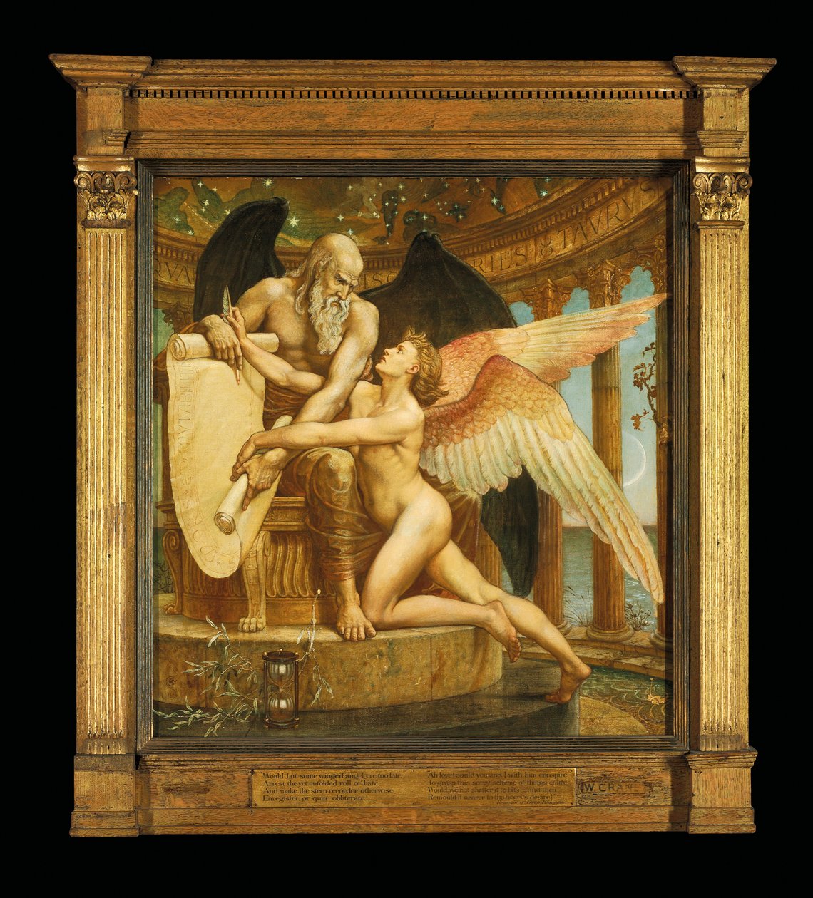 Ödets roll, 1882 av Walter Crane