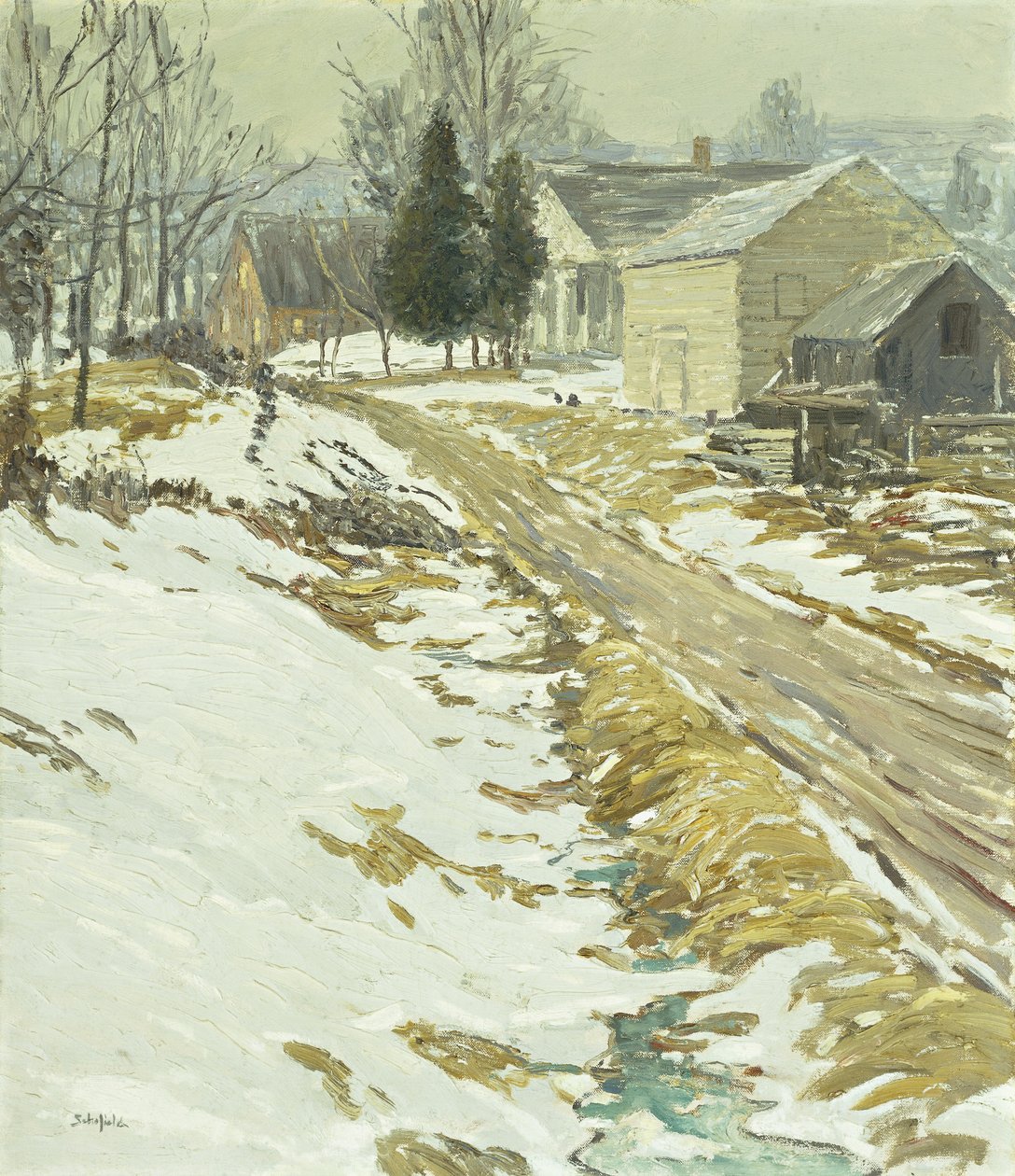 Frostig morgon av Walter Elmer Schofield