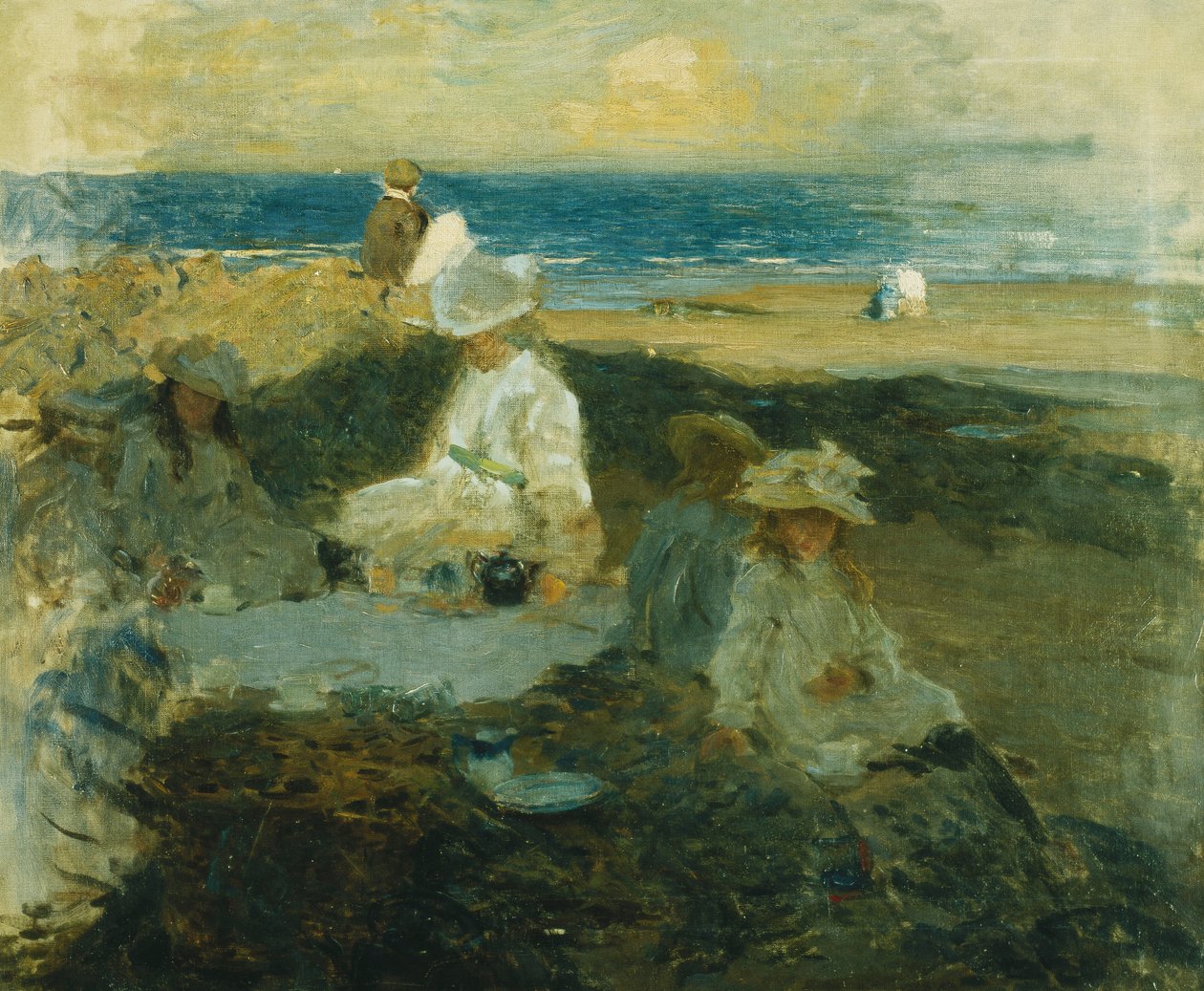 På stranden, ca 1903 av Walter Frederick Osborne