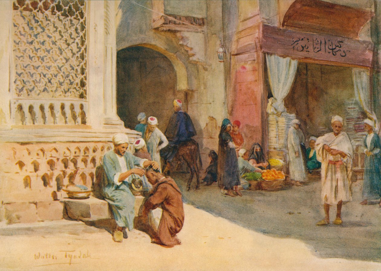 Frisören, c1905, 1912 av Walter Frederick Roofe Tyndale
