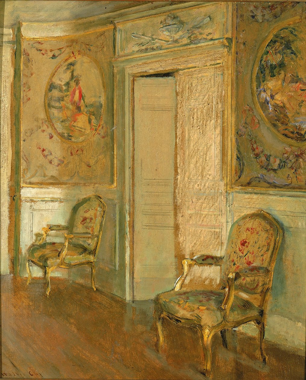 Utan titel (interiörvy) av Walter Gay