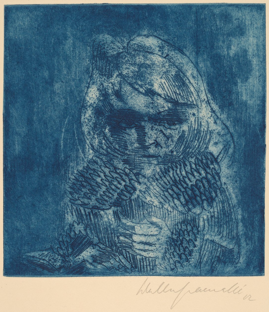 Bird Girl, Sonia Gramatté (Vogelmädchen, Sonia Gramatté) av Walter Gramatte