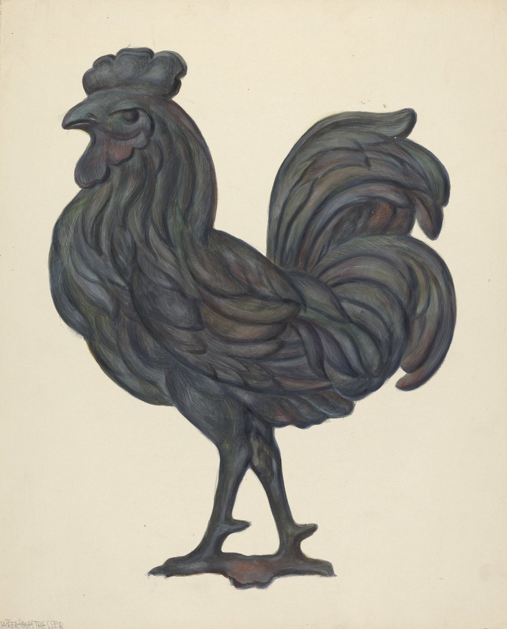 Väderflöjel, ca. 1937. av Walter Hochstrasser