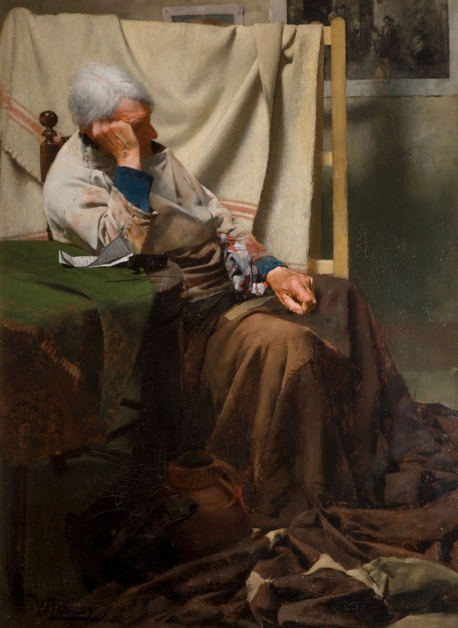 Till minne, 1883. av Walter Langley