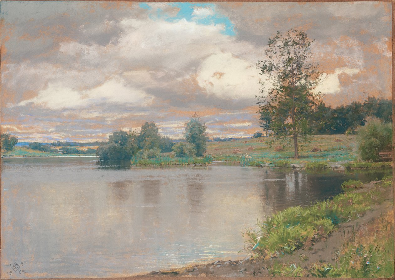 Lake vid Appledale av Walter Launt Palmer
