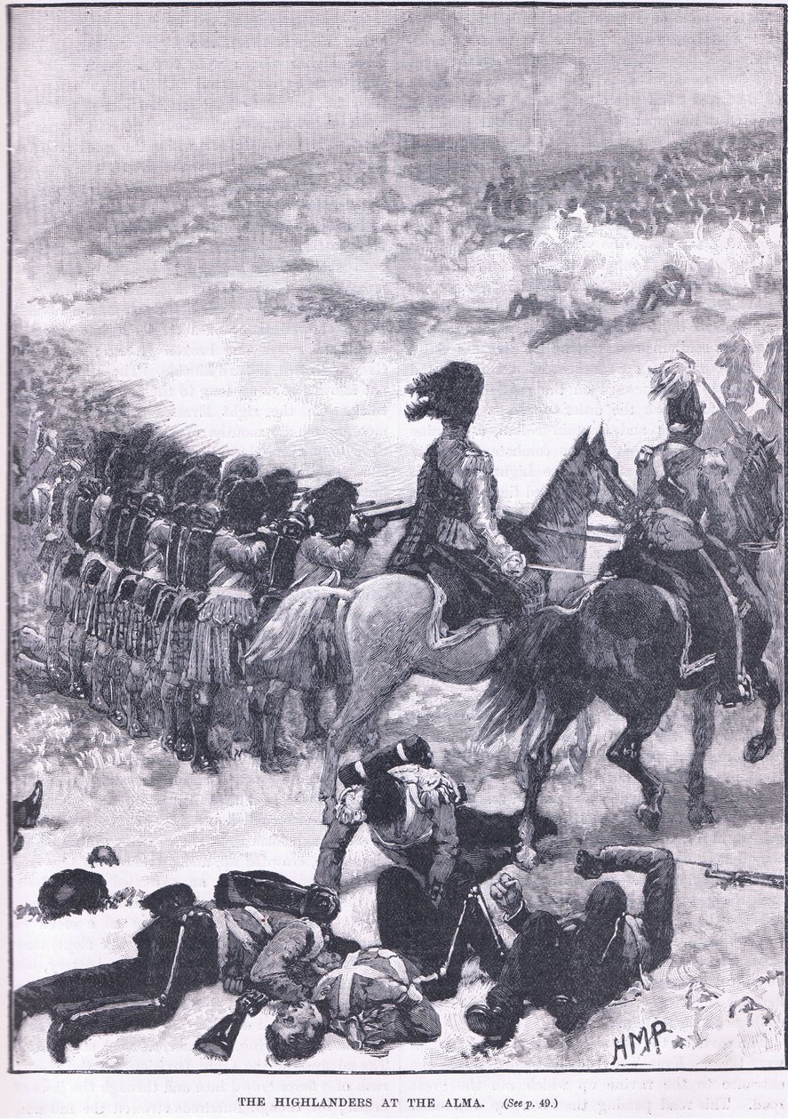 Högländarna i Alma 1854 e.Kr av Walter Paget