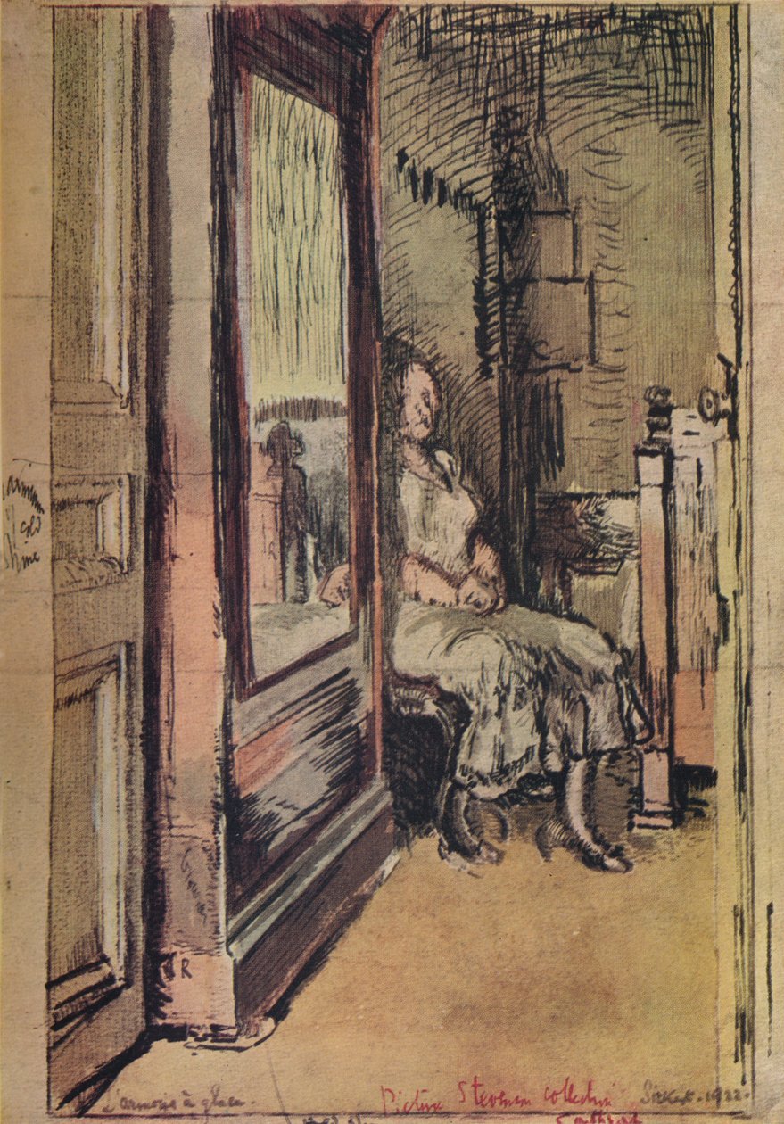 Isskåpet, 1922, 1926 av Walter Richard Sickert