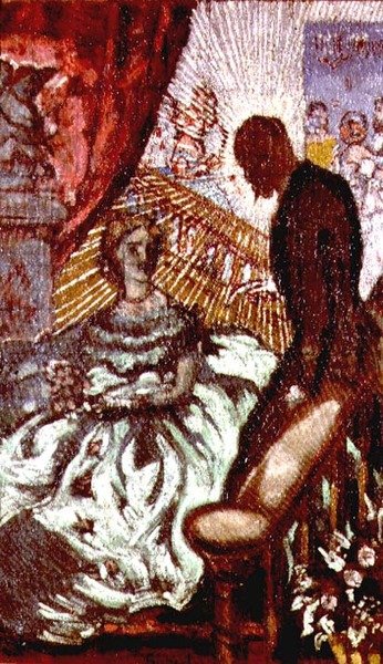 Romeo och Julia (olja på duk) av Walter Richard Sickert
