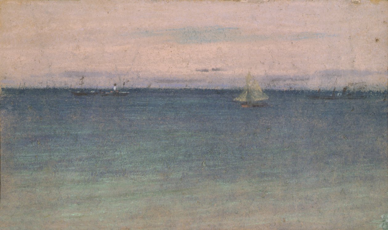 Seascape (olja på duk) av Walter Richard Sickert