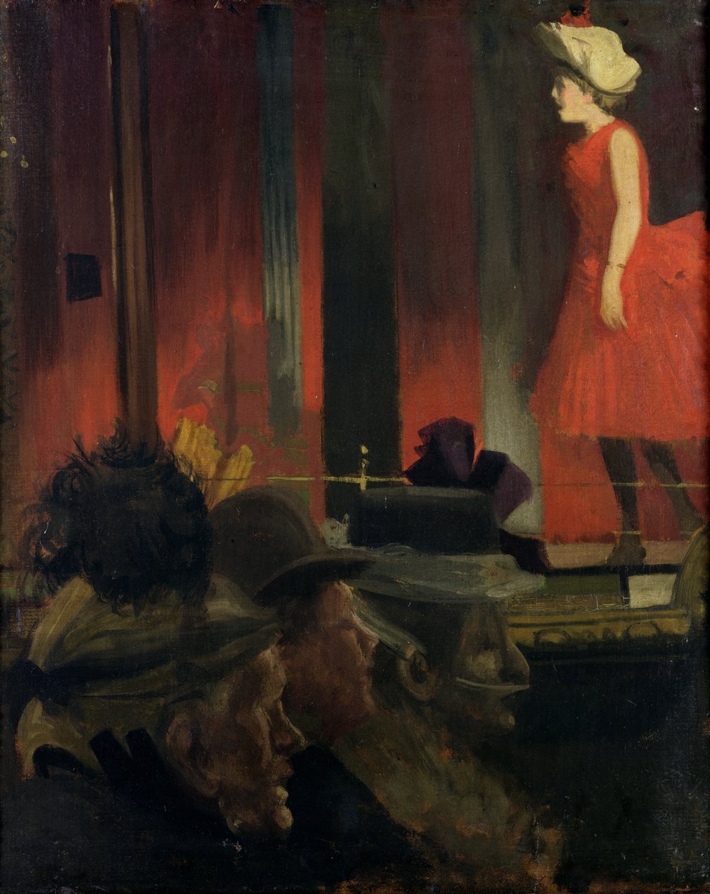 Musikhallen, 1889 av Walter Richard Sickert